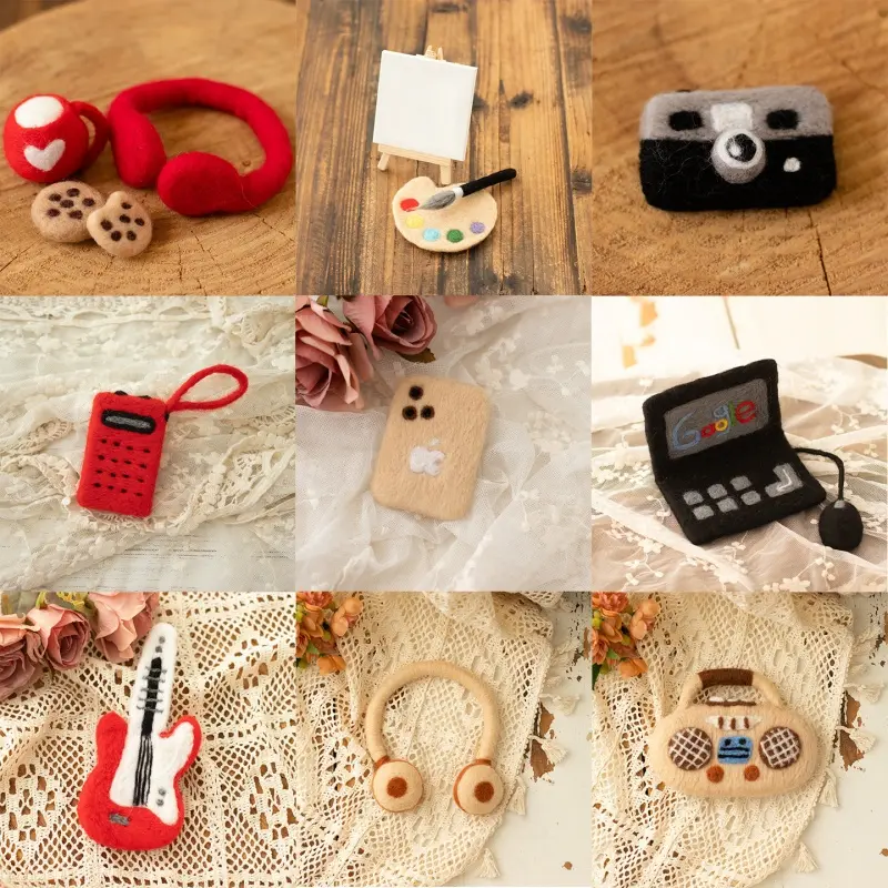 Handmade Wool Creative Decors Props - Newborn Photography Props - Image 2